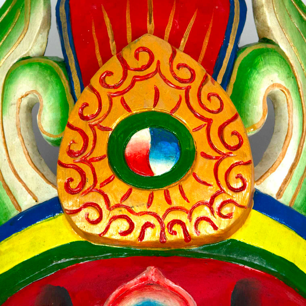 Hand-Carved Nepalese Ganesh Mask-Siesta Crafts