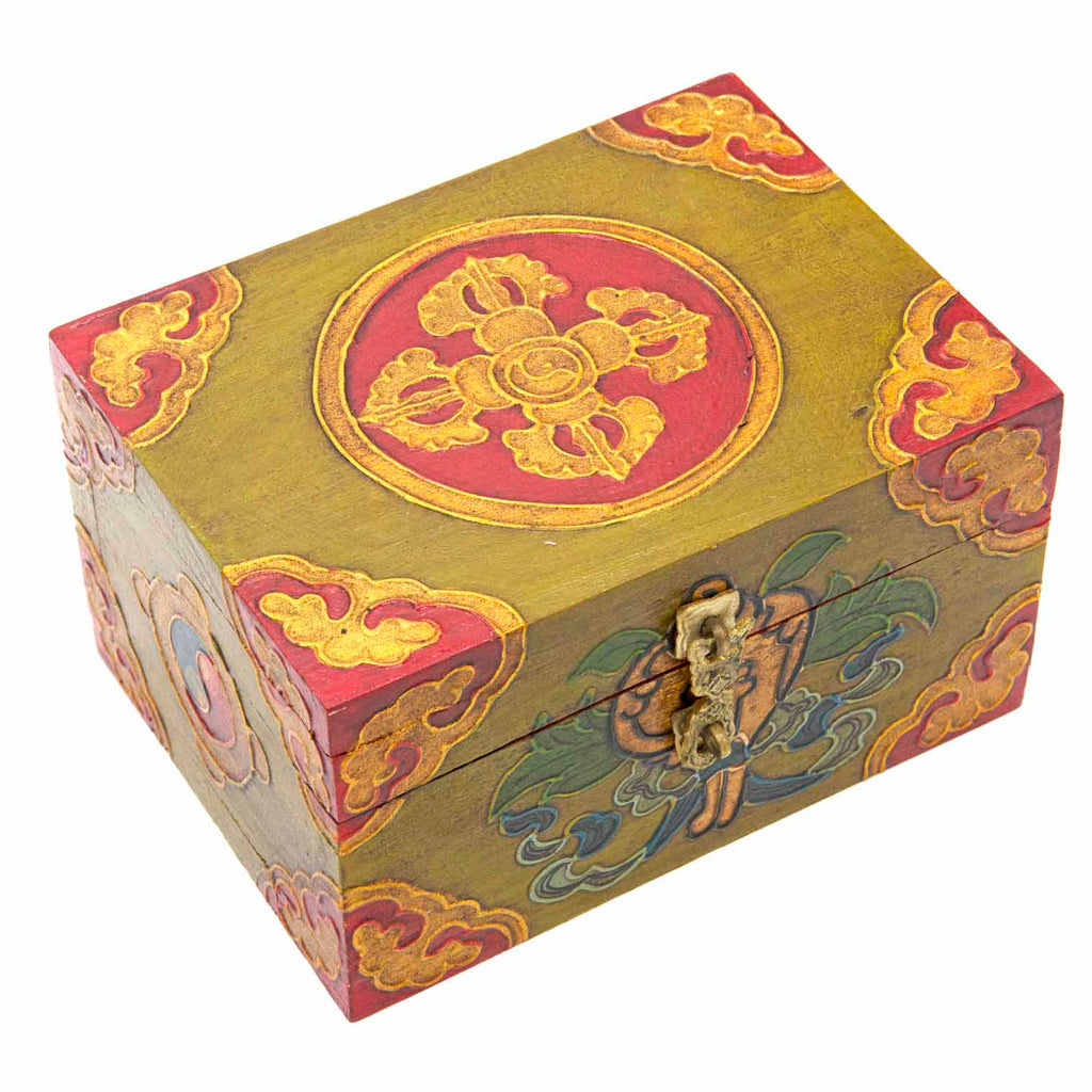 Tibetan Style Wooden Box-Siesta Crafts