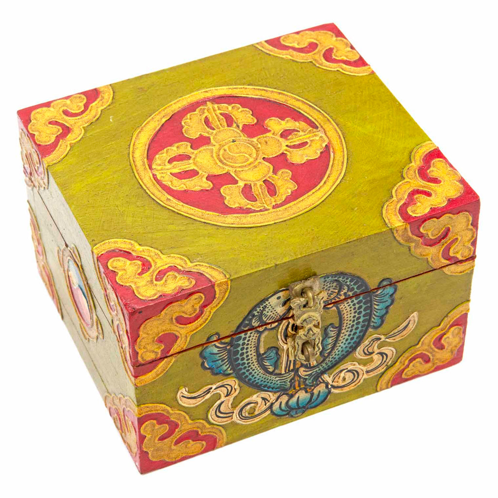 Tibetan Style Wooden Box-Siesta Crafts