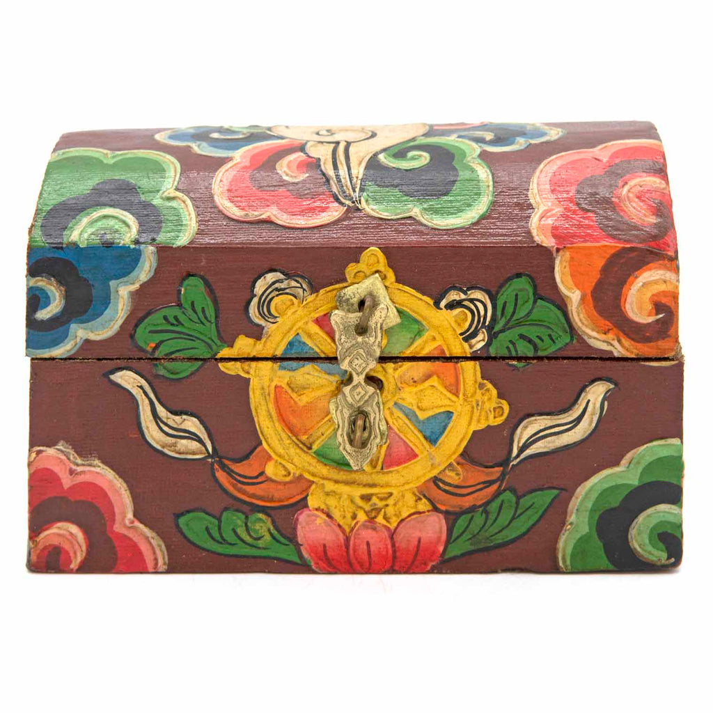 Tibetan Style Wooden Chest-Siesta Crafts