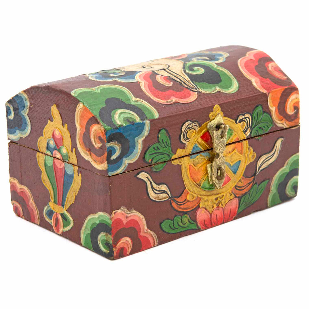 Tibetan Style Wooden Chest-Siesta Crafts