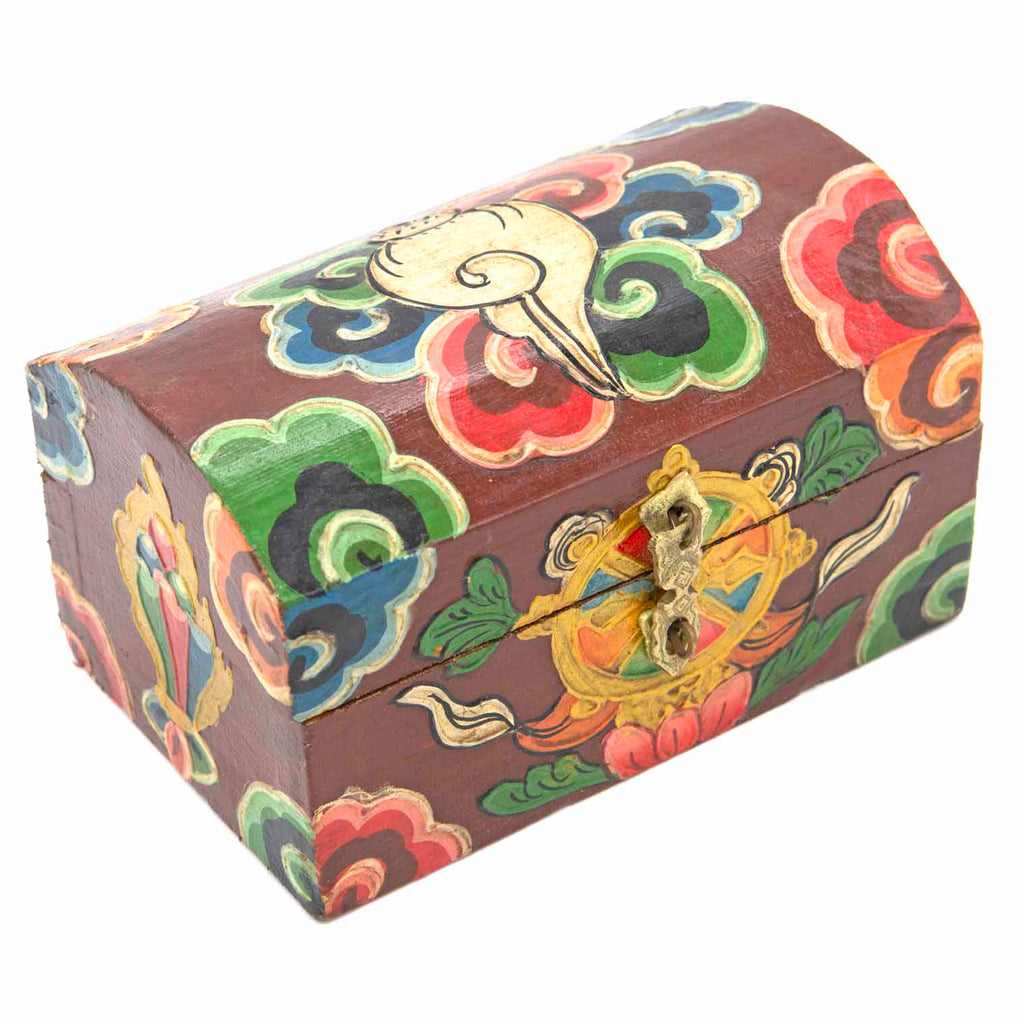 Tibetan Style Wooden Chest-Siesta Crafts