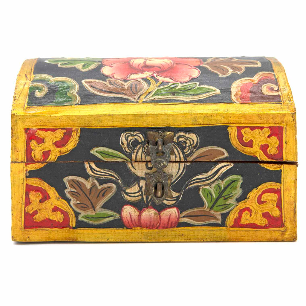 Tibetan Style Wooden Chest-Siesta Crafts