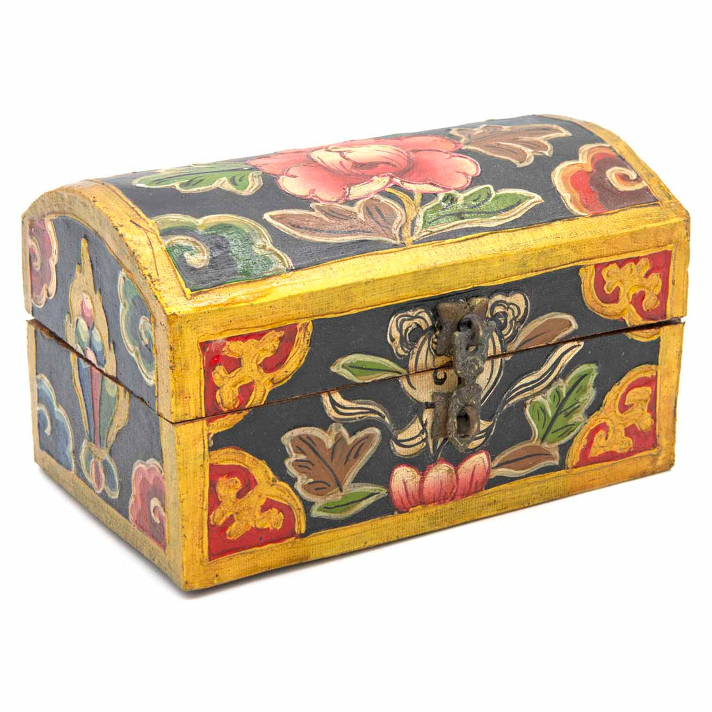 Tibetan Style Wooden Chest-Siesta Crafts