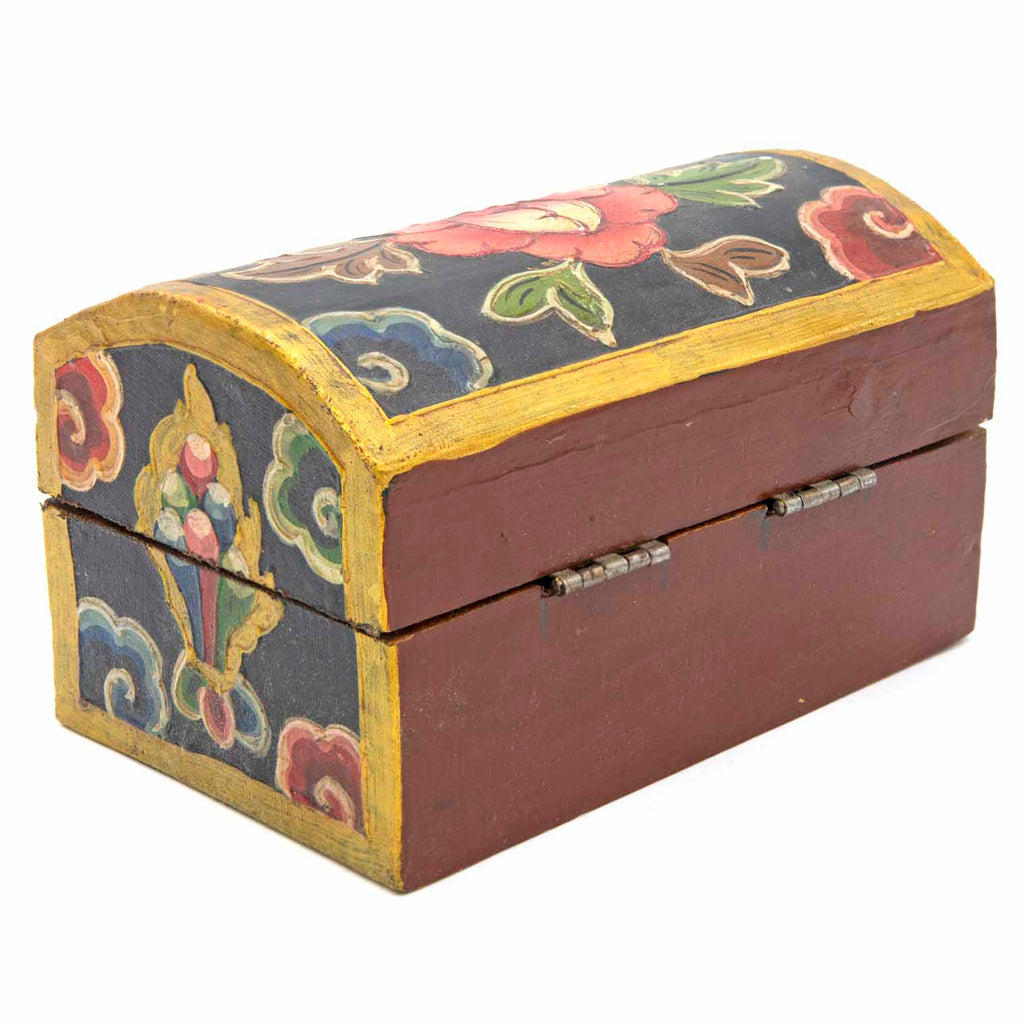 Tibetan Style Wooden Chest-Siesta Crafts