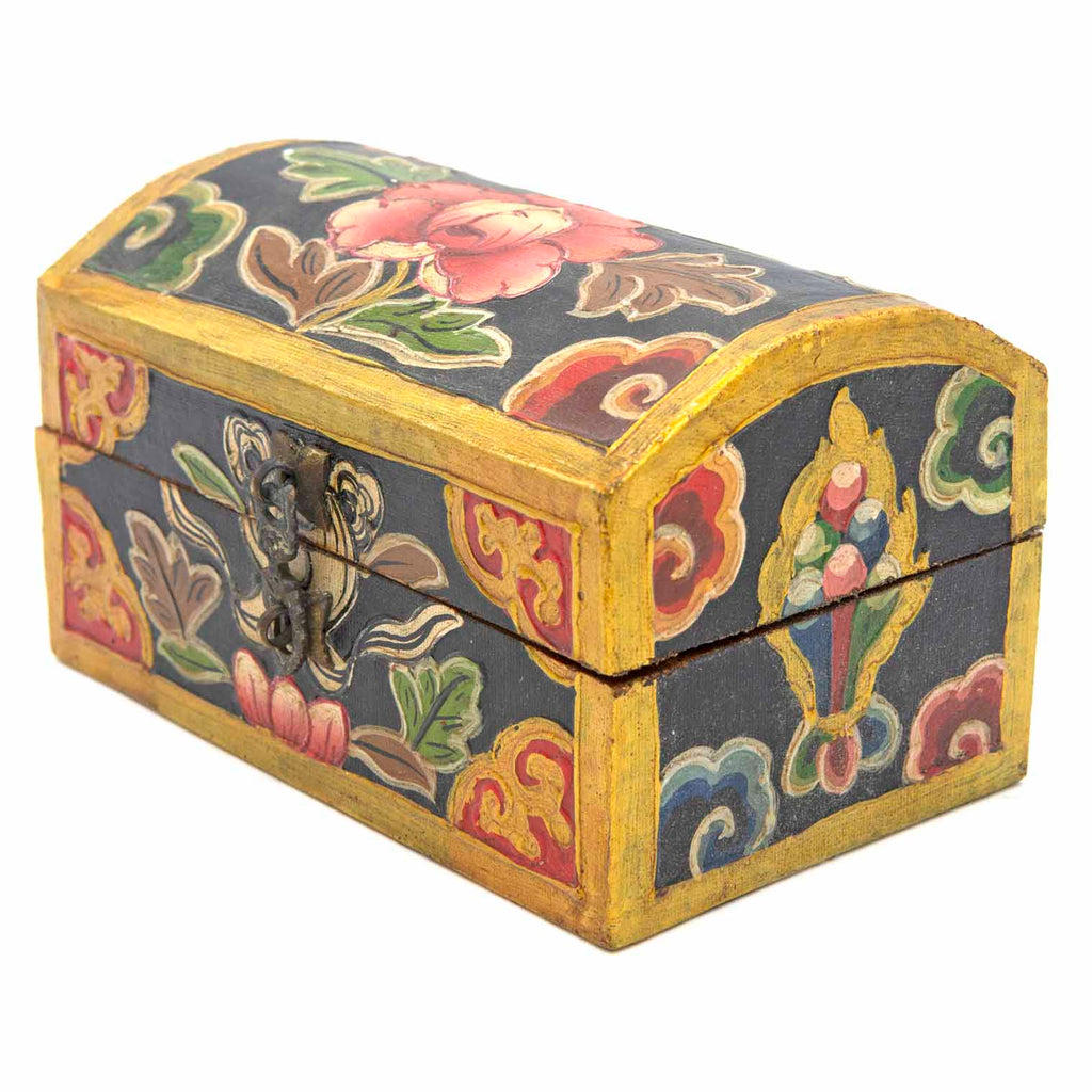 Tibetan Style Wooden Chest-Siesta Crafts