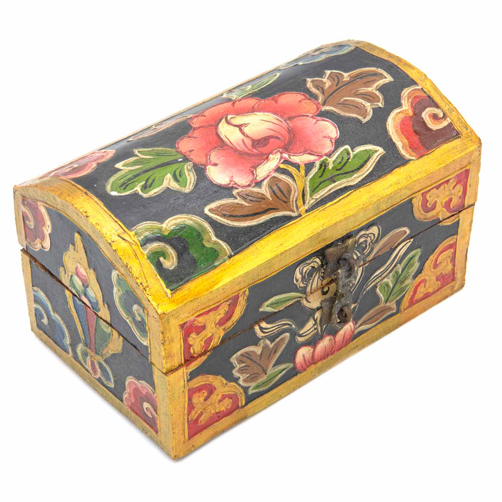 Tibetan Style Wooden Chest-Siesta Crafts