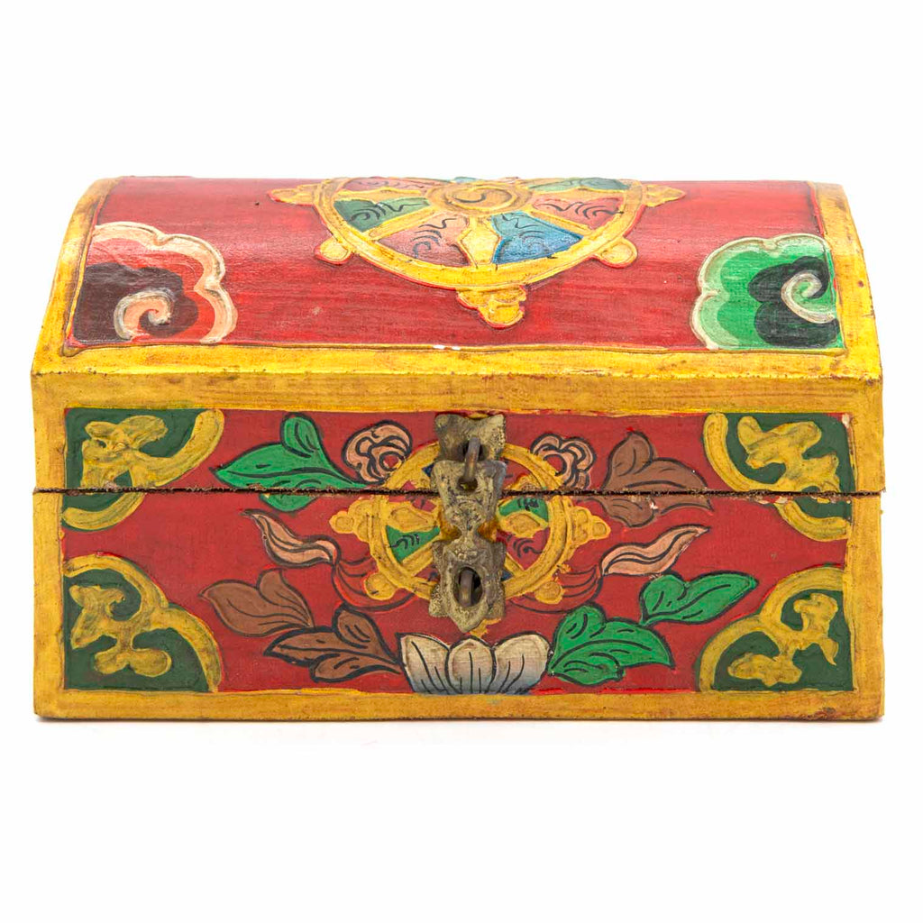 Tibetan Style Wooden Chest-Siesta Crafts