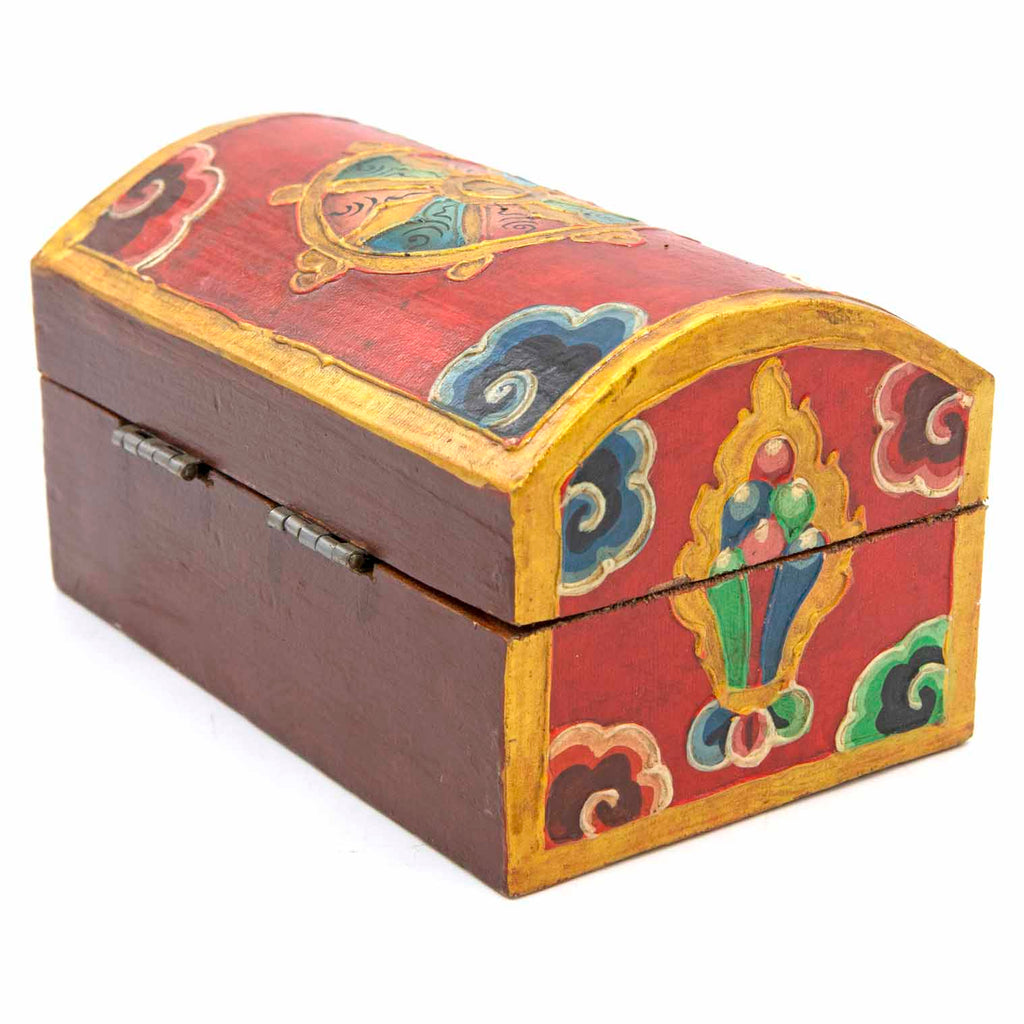 Tibetan Style Wooden Chest-Siesta Crafts