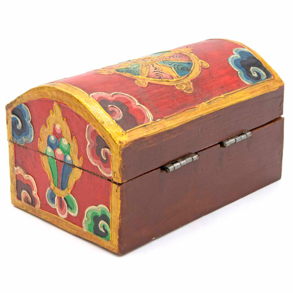 Tibetan Style Wooden Chest-Siesta Crafts