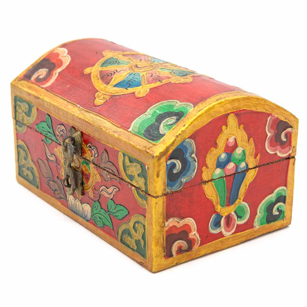 Tibetan Style Wooden Chest-Siesta Crafts