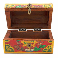 Tibetan Style Wooden Chest-Siesta Crafts