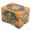 Tibetan Style Wooden Box With Feet-Siesta Crafts