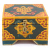 Tibetan Style Wooden Box With Feet-Siesta Crafts