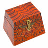 Tibetan Style Tiger Wooden Chest No.465-Siesta Crafts