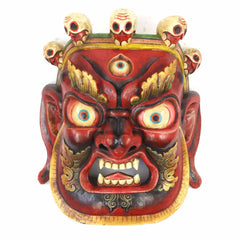 Large Artisan Bhairab Mask No.78-Siesta Crafts