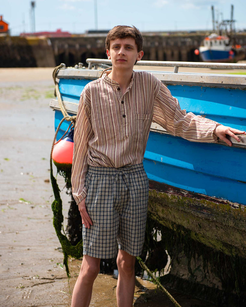 Stripy Grandad Shirt-Siesta Crafts