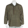 Oversize Stripy Grandad Shirt-Siesta Crafts
