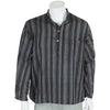Oversize Stripy Grandad Shirt-Siesta Crafts