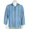 Oversize Stripy Grandad Shirt-Siesta Crafts
