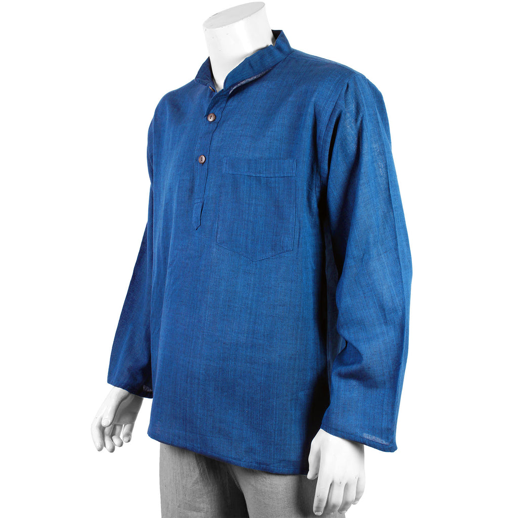 Plain Grandad Shirt-Siesta Crafts