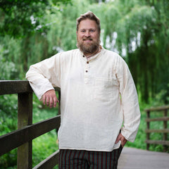 Oversize Plain Grandad Shirt
