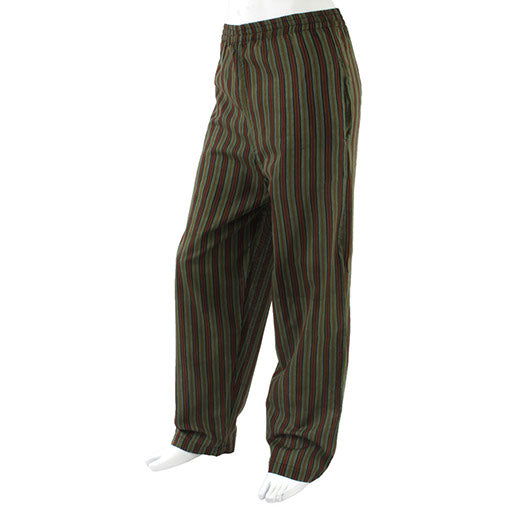 Stripy Cotton Trousers-Siesta Crafts