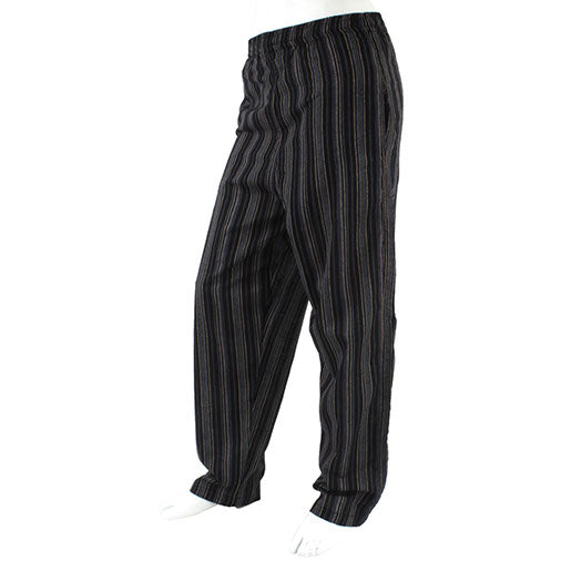 Stripy Cotton Trousers-Siesta Crafts