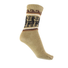 Winter Llama Socks-Siesta Crafts
