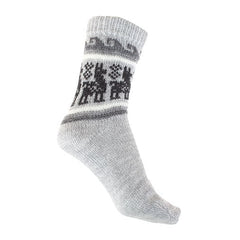 Winter Llama Socks-Siesta Crafts