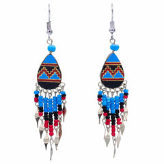 Incan Pattern Earrings-Siesta Crafts