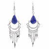 Metal Drop Earrings-Siesta Crafts