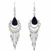 Metal Drop Earrings-Siesta Crafts
