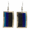 Flat Peruvian Fabric Earrings-Siesta Crafts