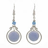 Stone Circle Earrings-Siesta Crafts