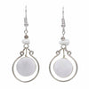 Stone Circle Earrings-Siesta Crafts