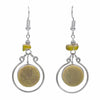 Stone Circle Earrings-Siesta Crafts
