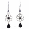 Stone Drop Flower Earrings-Siesta Crafts