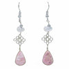 Stone Drop Loop Earrings-Siesta Crafts