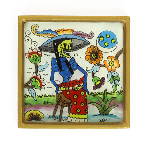 Catrina Folk Art Frame-Siesta Crafts