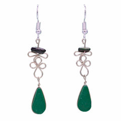 Oval Curves Earrings-Siesta Crafts