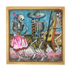 Harpist in Party Folk Art Frame-Siesta Crafts