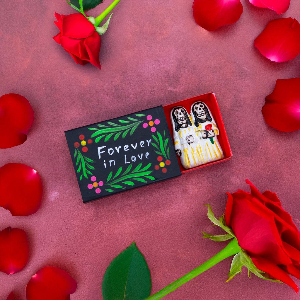 Forever in Love Matchbox - Two Brides-Siesta Crafts