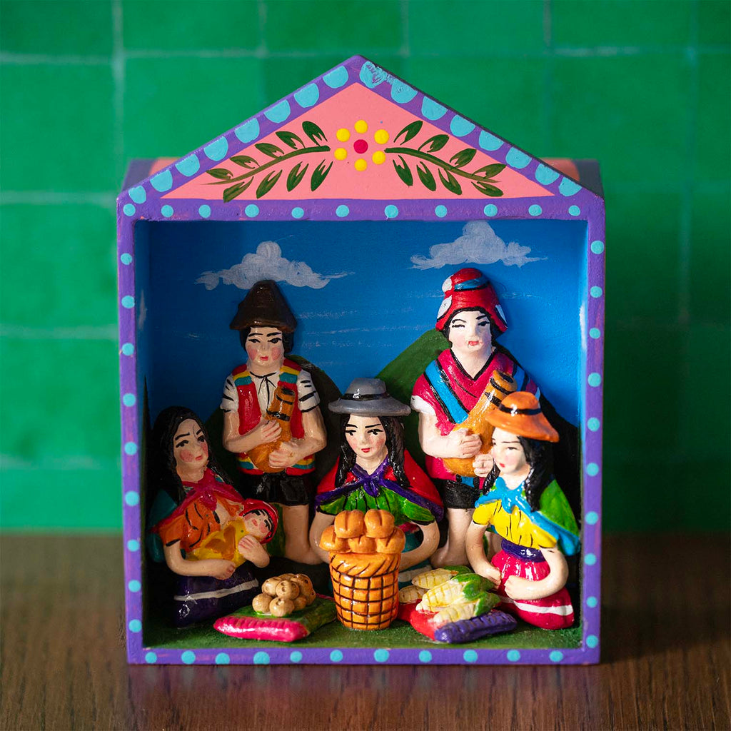 Traditional Market Retablo