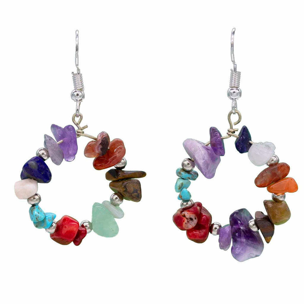 Ring of Stones Earrings-Siesta Crafts