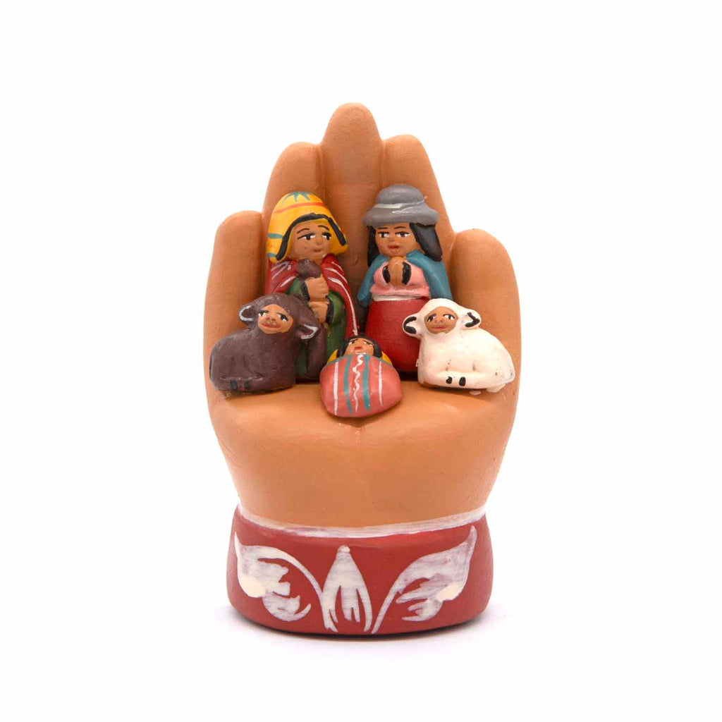 Hand Nativity Ceramic-Siesta Crafts