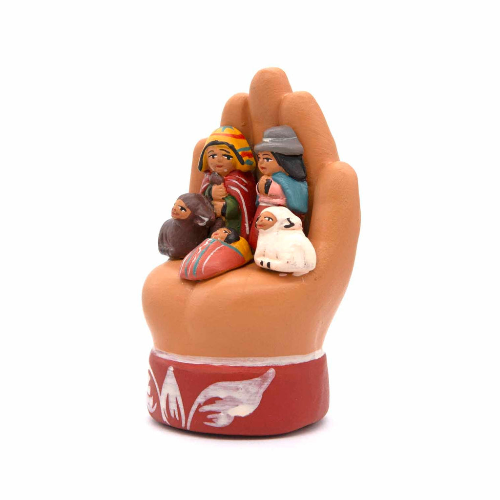 Hand Nativity Ceramic-Siesta Crafts