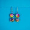 Rainbow Spiral Earrings-Siesta Crafts