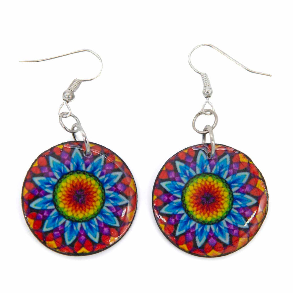 Disc Earrings-Siesta Crafts