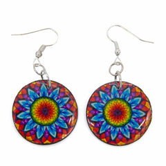 Disc Earrings-Siesta Crafts